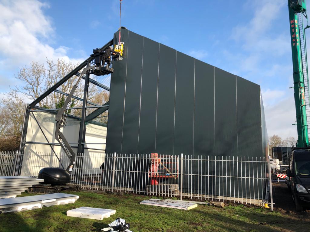 Nieuwbouw bedrijfshal Haaren